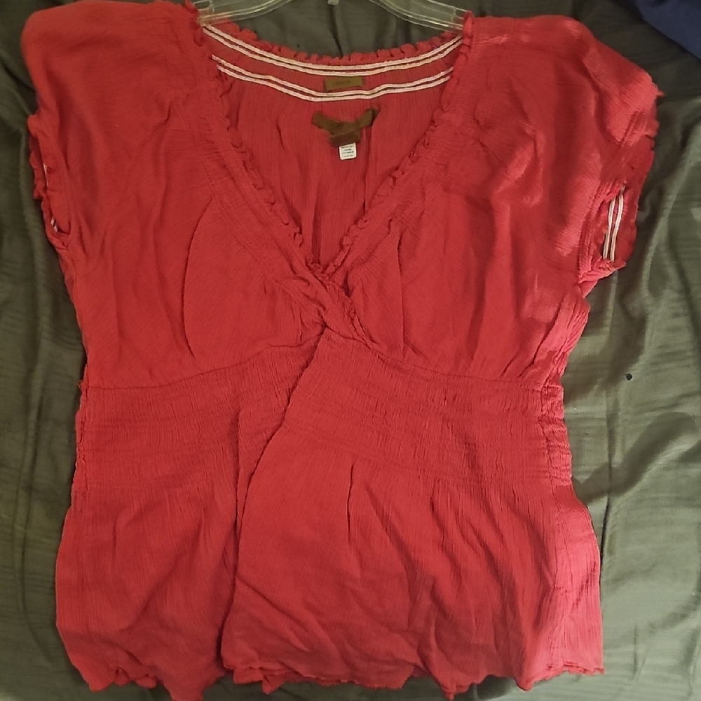 Old Navy Scarlet Wrap Blouse